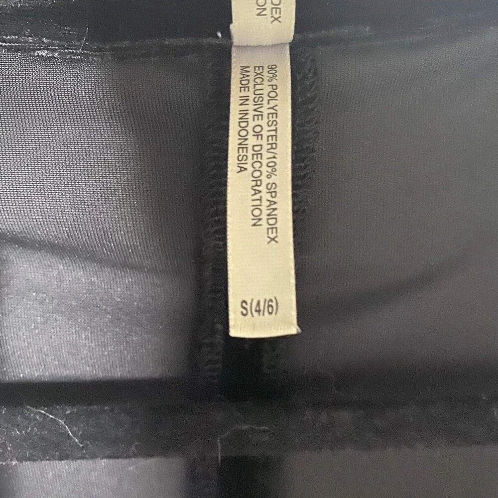 White Stag Vtg Y2k Black Velour Jacket Embroidered Beaded Collar SZ Small - Picture 8 of 12